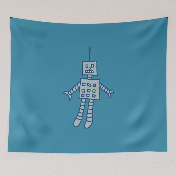 Item preview, Robot With Multi-Colored Buttons designed and sold by RepeatCandy.