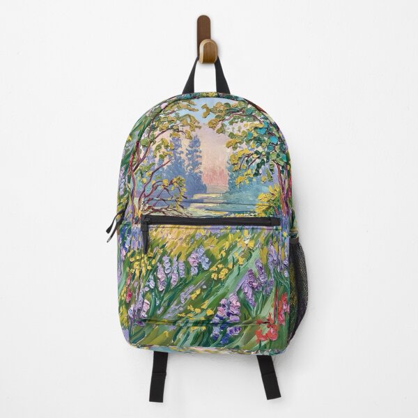 Item preview, Spring Light Through the Meadow – French Impressionist Landscape Art by Carraann designed and sold by CARRAANN.
