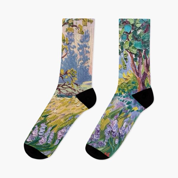 Item preview, Spring Light Through the Meadow – French Impressionist Landscape Art by Carraann designed and sold by CARRAANN.