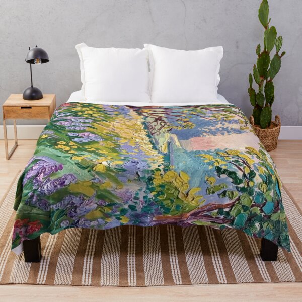 Item preview, Spring Light Through the Meadow – French Impressionist Landscape Art by Carraann designed and sold by CARRAANN.