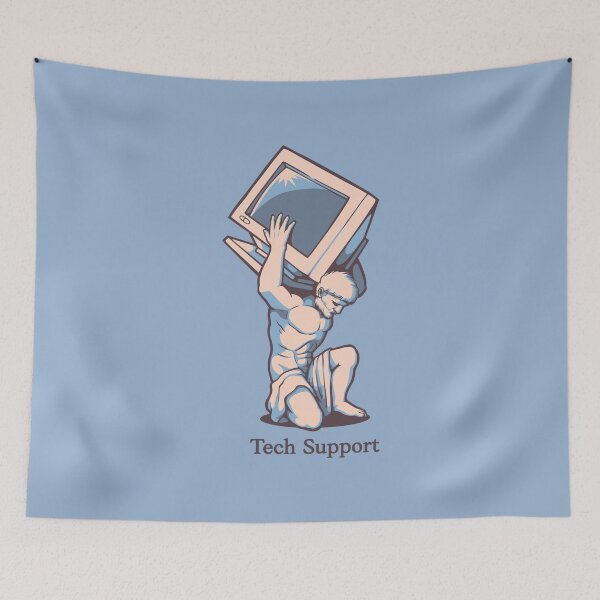Item preview, Tech Support Atlas Computer by Tobe Fonseca designed and sold by Tobe Fonseca®.