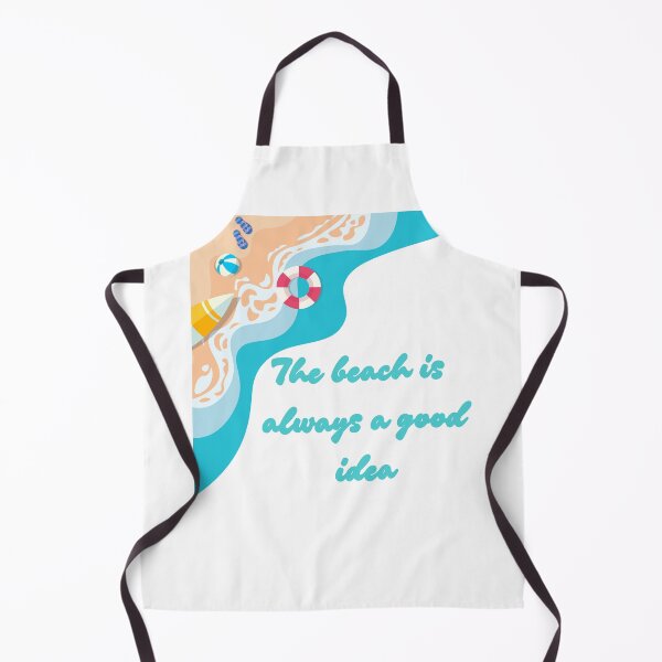 Item preview, The beach is always a good idea sticker designed and sold by AusomeStickers.