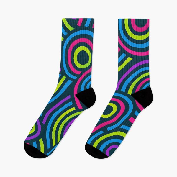 Item preview, Neon Maze — Abstract Retro Wave Pattern designed and sold by Velun.