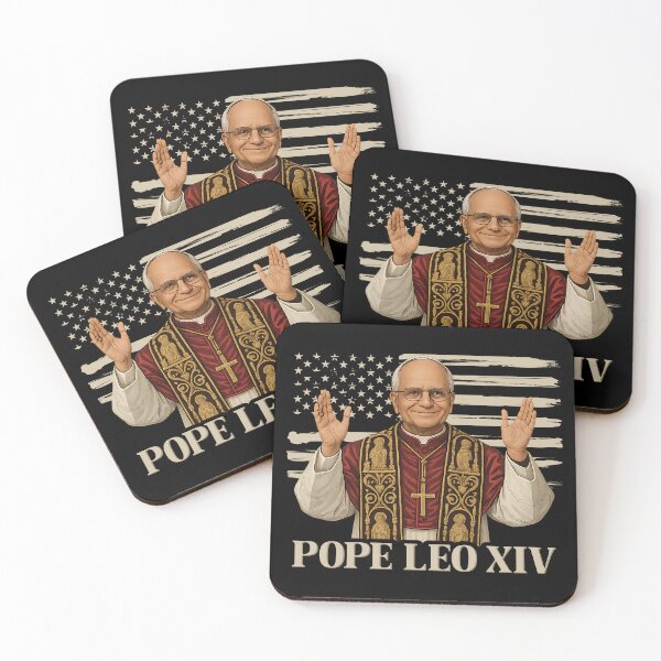 Item preview, Pope Leo XIV Cardinal Robert Prevost Papa León 14 designed and sold by inkedtee.