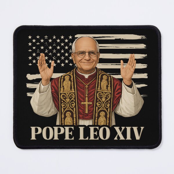 Item preview, Pope Leo XIV Cardinal Robert Prevost Papa León 14 designed and sold by inkedtee.