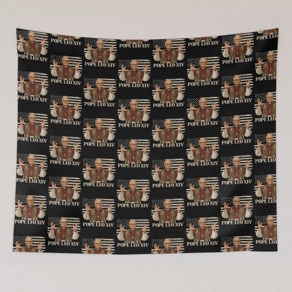 Item preview, Pope Leo XIV Cardinal Robert Prevost Papa León 14 designed and sold by inkedtee.