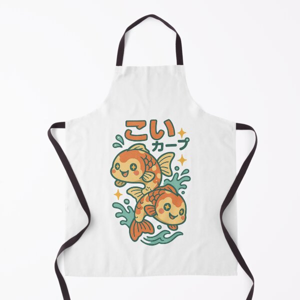 Aperçu de l'œuvre Kawaii Koi Fish – Cute Japanese Lucky Carp Design créée et vendue par Oni  Zuka.