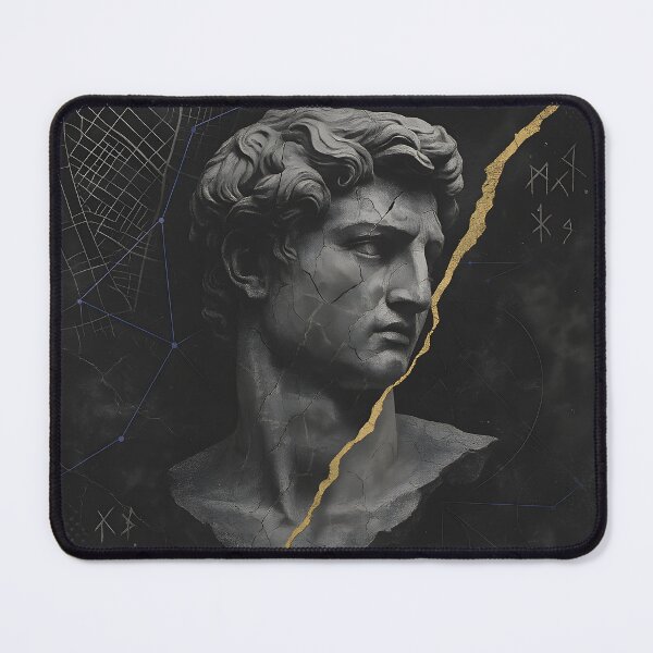 Item preview, My Roman Empire | Marble Man Golden Mind designed and sold by Chaotic Good Mood Designs.