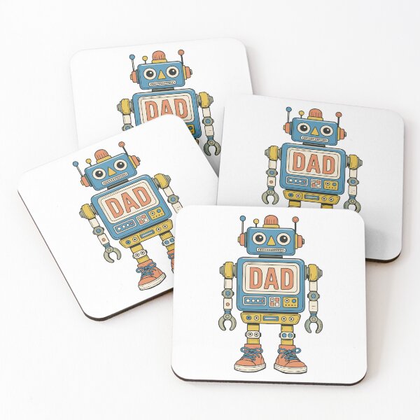 Item preview, DAD Bot - Robot Built for Greatness designed and sold by MasartDesigns.