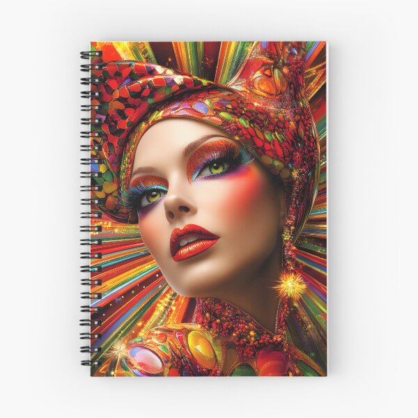 Item preview, Vibrant Colorful Portrait with Dramatic Abstract Style designed and sold by Artessie.
