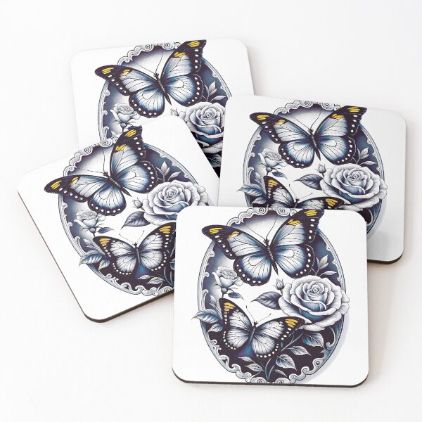 Item preview, Elegant Black Butterfly Art designed and sold by youme63.
