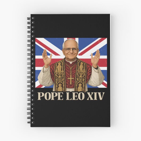 Artikelvorschau, Papst Leo XIV. Vereinigtes Königreich Flagge Kardinal Robert Prevost entworfen und verkauft von inkedtee.