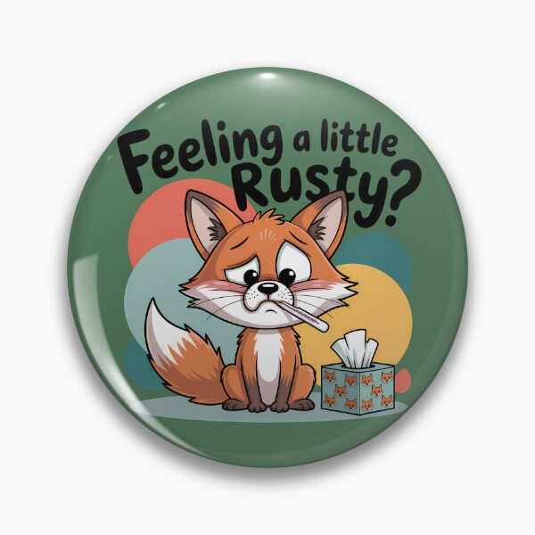 Item preview, Fox With Fever And Flu Symptoms Sore Throat designed and sold by SurrealArtSzysz.