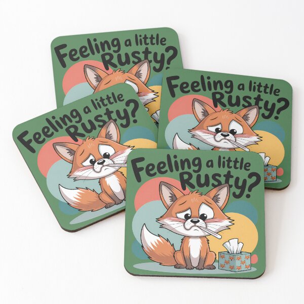Item preview, Fox With Fever And Flu Symptoms Sore Throat designed and sold by SurrealArtSzysz.