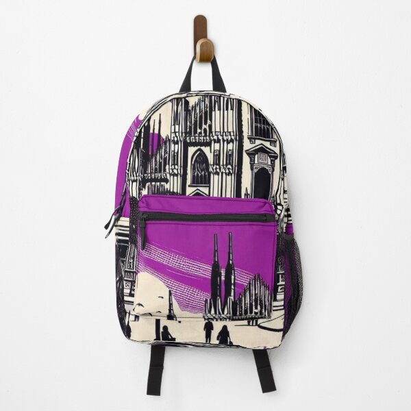 Item preview, Milan City Vibes Vector Art – Retro AI Design Capturing Italian Atmosphere for Apparel, Gifts & Travel Lovers designed and sold by knalpot-design.