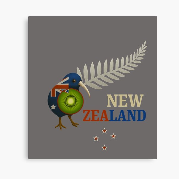 Item preview,  New Zealand Flag With Kiwi Bird, Maori Land, New Zealand Adventure designed and sold by johnnie2749.