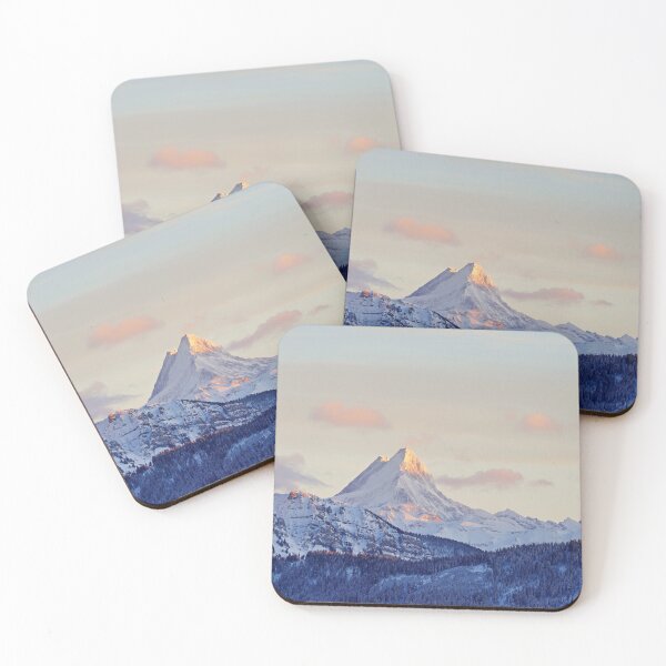 Item preview, Alps at sunset – Majestic mountains in warm light designed and sold by beatbieri.ch.
