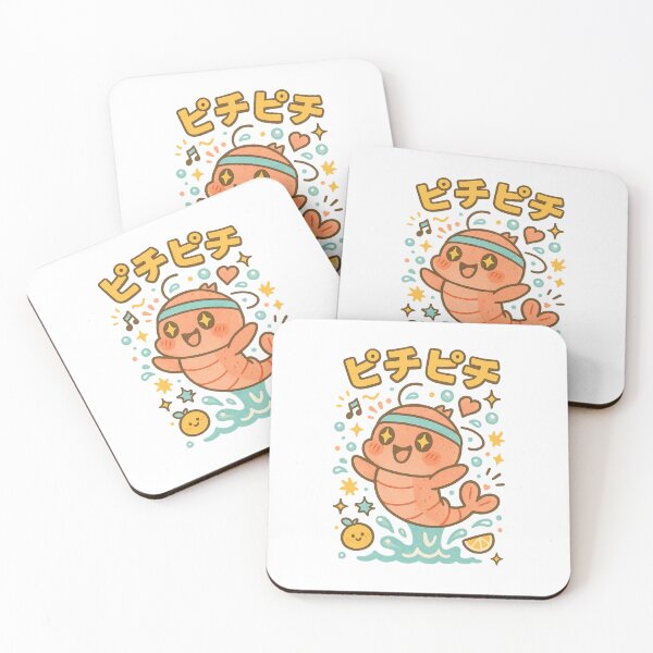 Item preview, Kawaii Shrimp Hero – Cute Japanese Tempura Style designed and sold by Oni  Zuka.