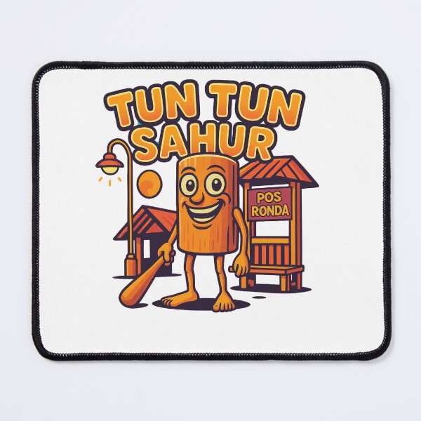 Item preview, Tun Tun Sahur Funny Wooden Drum Mascot Meme Design designed and sold by Mikiagent025.