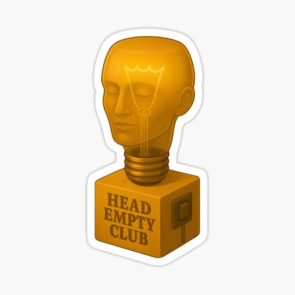 Item preview, Head Empty Club – Light Bulb Edition designed and sold by HeadEmptyClub.