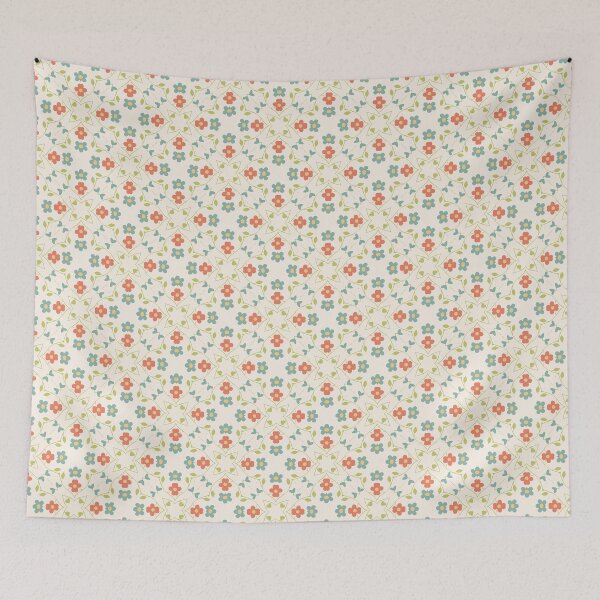 Item preview, art colorful floral seamless repeat pattern designed and sold by Abrahamjrnd.