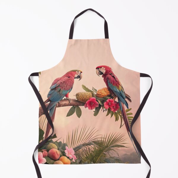 Item preview, Tropical Romance – Vintage Parrots in Paradise designed and sold by Melia-Store.