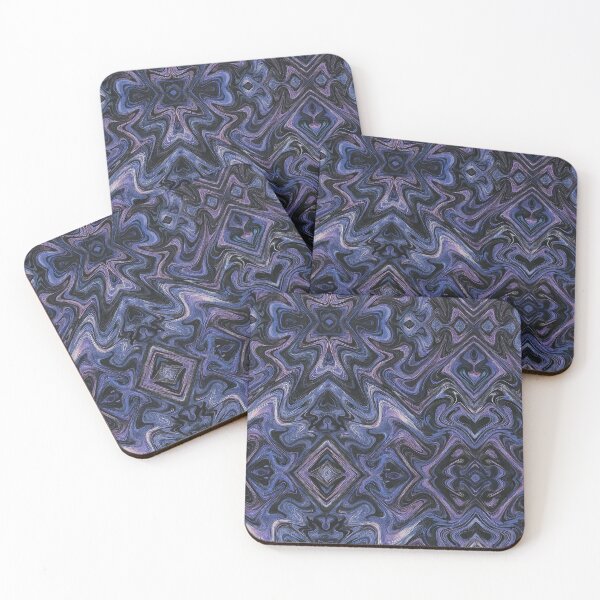 Item preview, Trippy Psychedelic Swirl Pattern in Deep Violet Tones designed and sold by weirdfishes123.
