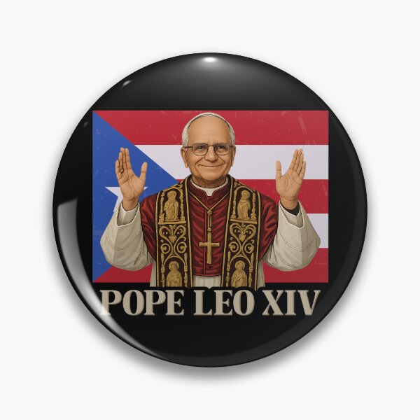 Artikelvorschau, Papst Leo XIV. Puerto Rico Flagge Kardinal Robert Prevost Papa León 14 entworfen und verkauft von inkedtee.