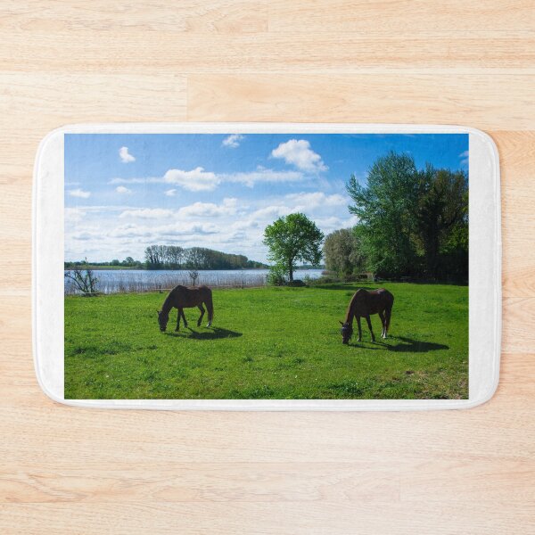 Item preview, Horses near the lake designed and sold by jchanders.