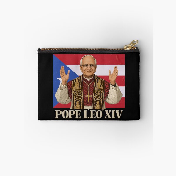 Artikelvorschau, Papst Leo XIV. Puerto Rico Flagge Kardinal Robert Prevost Papa León 14 entworfen und verkauft von inkedtee.