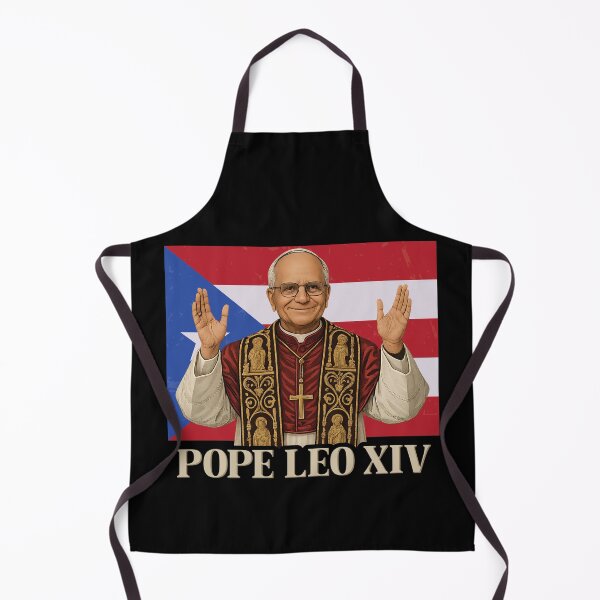Artikelvorschau, Papst Leo XIV. Puerto Rico Flagge Kardinal Robert Prevost Papa León 14 entworfen und verkauft von inkedtee.