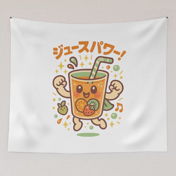 Item preview, Juice Power – Kawaii Japanese Fruit Drink Mascot designed and sold by Oni  Zuka.