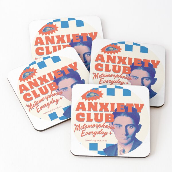 Item preview, Franz Kafka "Anxiety Club"  designed and sold by roselle.ink.