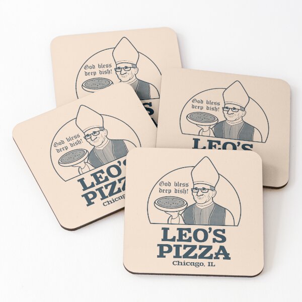 Item preview, Leo’s Pizza (pope from Chicago) designed and sold by WatershipBound.