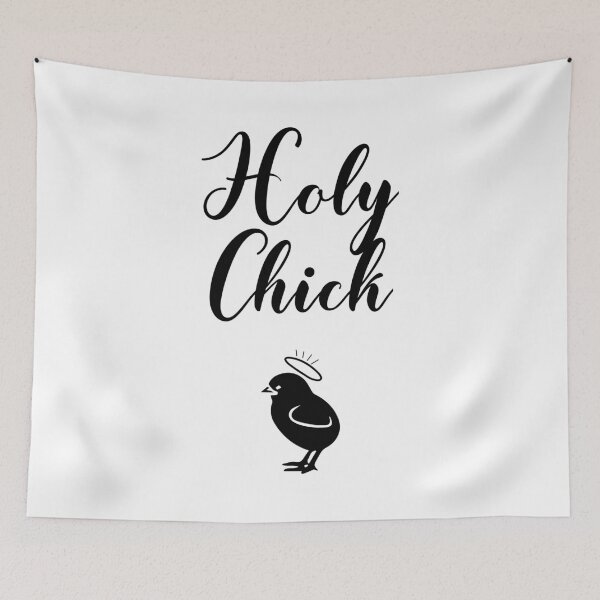 Item preview, Holy Chick Halo Funny Ironic Pun Church Lover designed and sold by KNUXX Shop.
