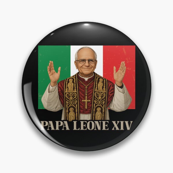 Artikelvorschau, Papa Leone XIV Italien Flagge Kardinal Robert Prevost Papst Leo 14 entworfen und verkauft von inkedtee.