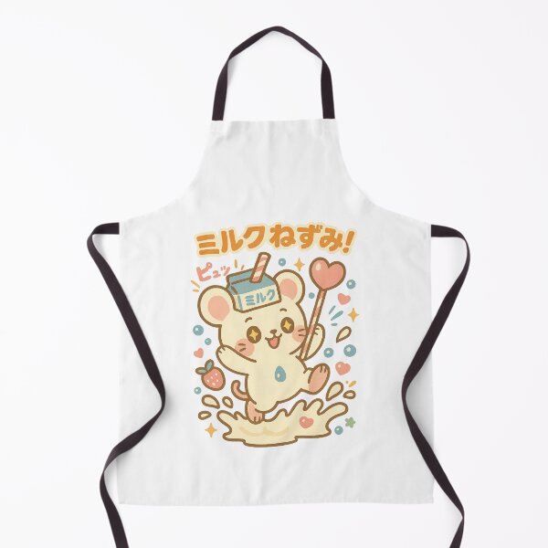 Item preview, Milk Mouse – Japanese Kawaii Cream Splash Design designed and sold by Oni Zuka.