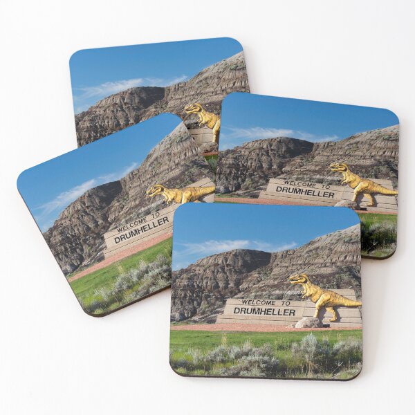 Item preview, Drumheller Welcome Dinosour Sign Badlands Alberta  designed and sold by Kevin Miller Photography.