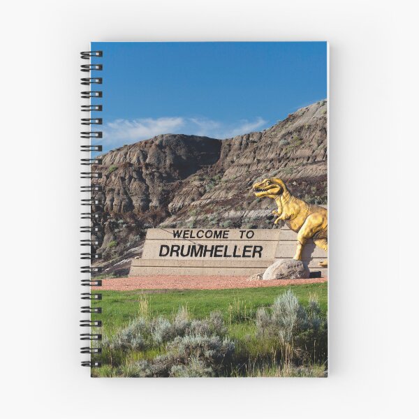 Item preview, Drumheller Welcome Dinosour Sign Badlands Alberta  designed and sold by Kevin Miller Photography.