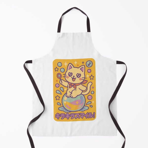 Item preview, Gato Kira Kira – Diseño de sonrisa de burbujas brillantes designed and sold by Oni  Zuka.