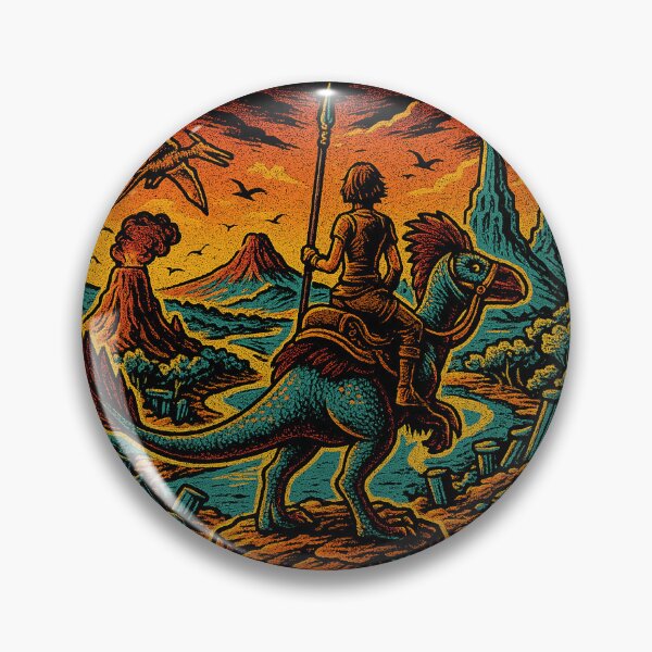 Item preview, Prehistoric Rider in Volcanic Lands designed and sold by zzz888.