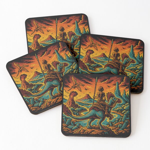 Item preview, Prehistoric Rider in Volcanic Lands designed and sold by zzz888.