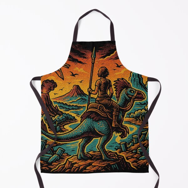 Item preview, Prehistoric Rider in Volcanic Lands designed and sold by zzz888.