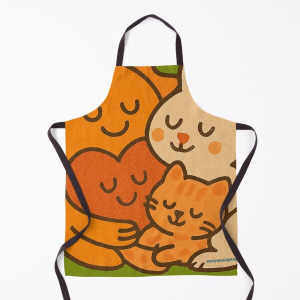 Aperçu de l'œuvre Câlin de chaton coeur lapin soleil créée et vendue par Sunny Apocalypse .
