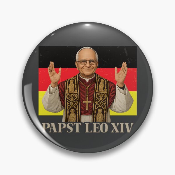 Artikelvorschau, Papst Leo XIV Deutschland Flagge Kardinal Robert Prevost Papst Leo 14 entworfen und verkauft von inkedtee.