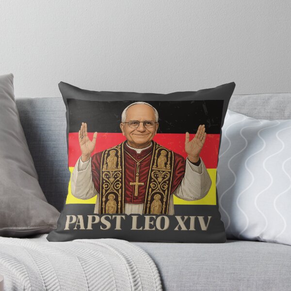 Artikelvorschau, Papst Leo XIV Deutschland Flagge Kardinal Robert Prevost Papst Leo 14 entworfen und verkauft von inkedtee.
