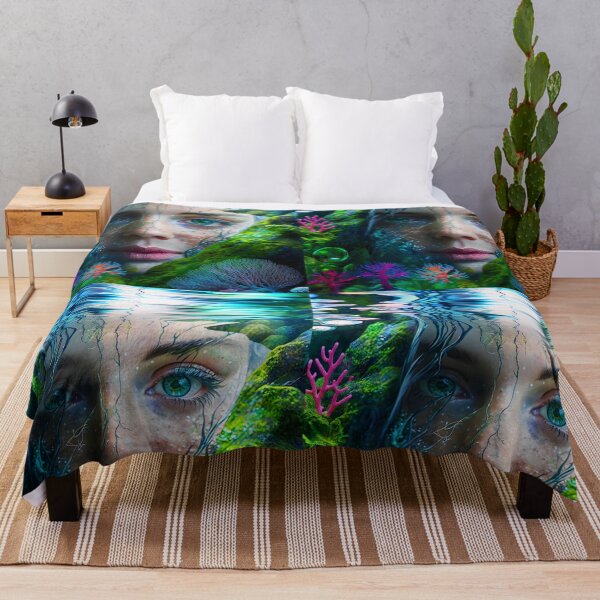 Item preview, The Soul of the Lake – Underwater Nymph Portrait designed and sold by EmeraldeaArt.