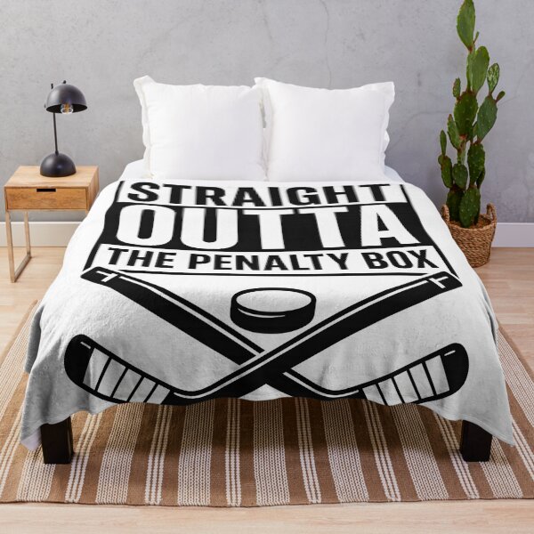 Item preview, Straight OUTTA the Penalty Box – Funny Hockey Player Design designed and sold by WAUZ.