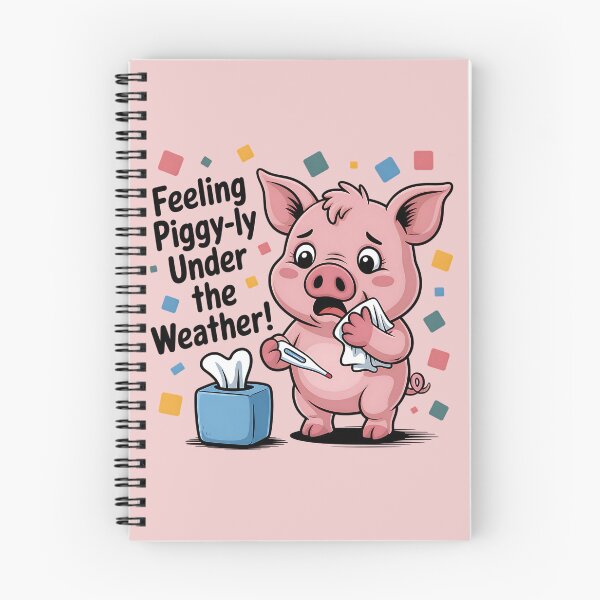 Item preview, When You're Feeling "Piggy-ly" Unwell Sore Throat designed and sold by SurrealArtSzysz.