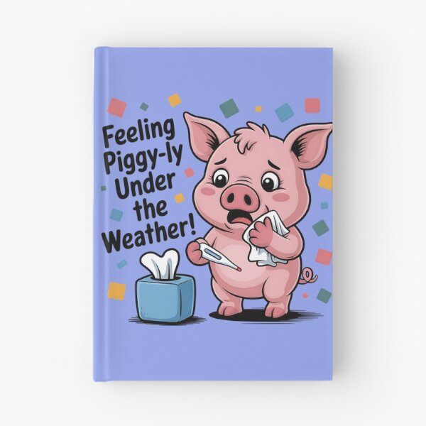 Item preview, When You're Feeling "Piggy-ly" Unwell Sore Throat designed and sold by SurrealArtSzysz.